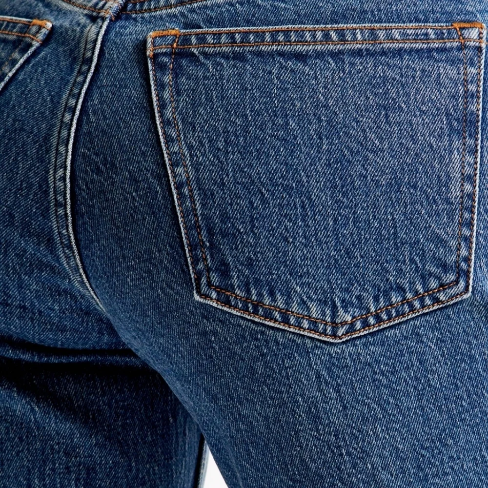 Abercrombie & Fitch Blue Straight Leg Jeans - Picture 2 of 4